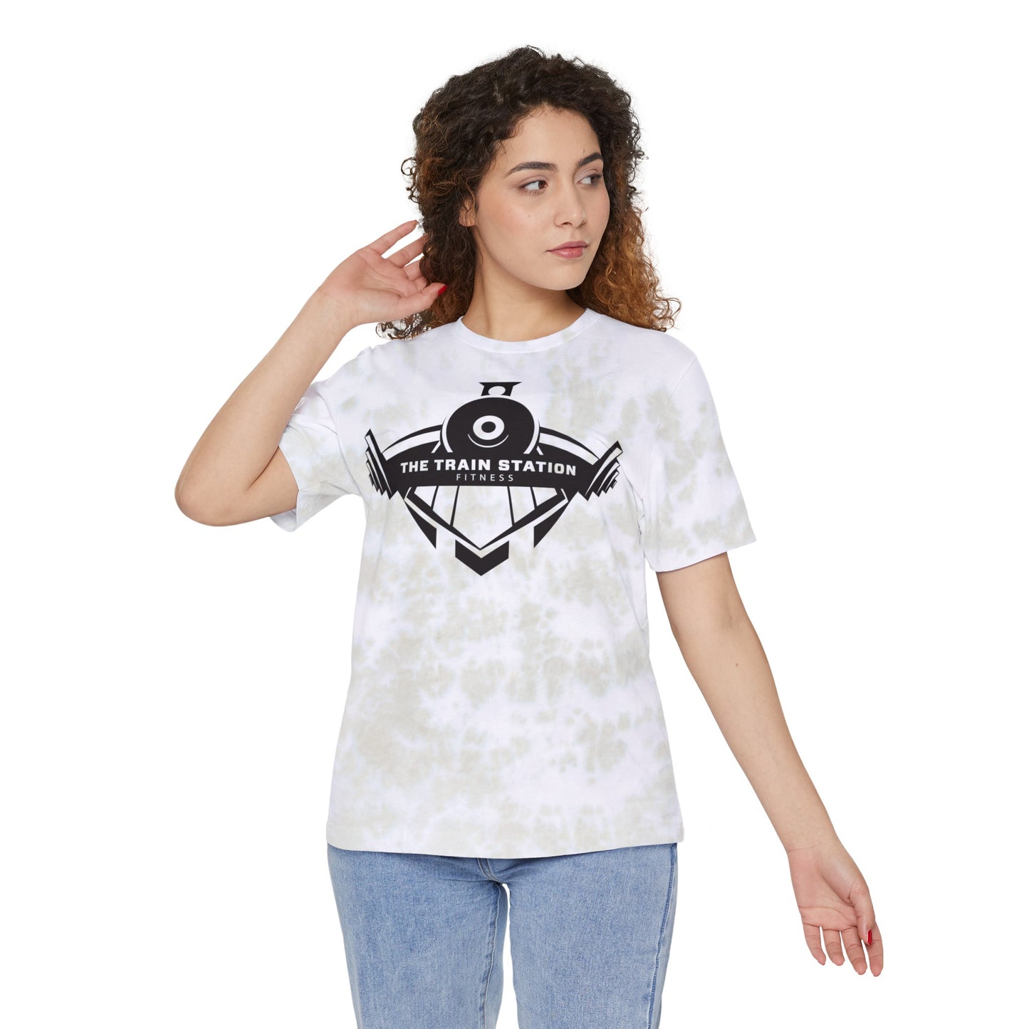TS B&W Unisex FWD Fashion Tie-Dyed T-Shirt