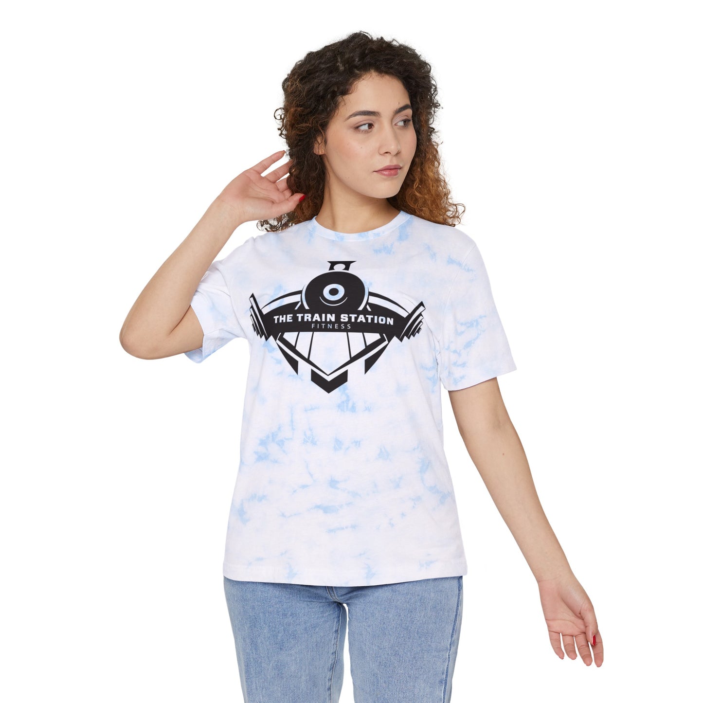 TS B&W Unisex FWD Fashion Tie-Dyed T-Shirt