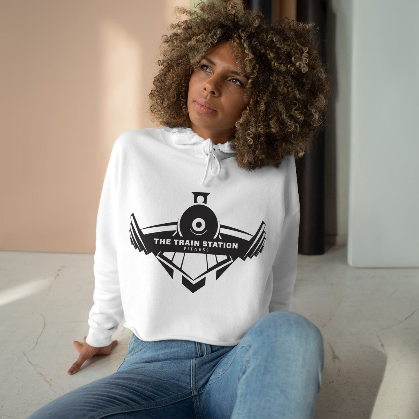 TSF Logo Crop Hoodie