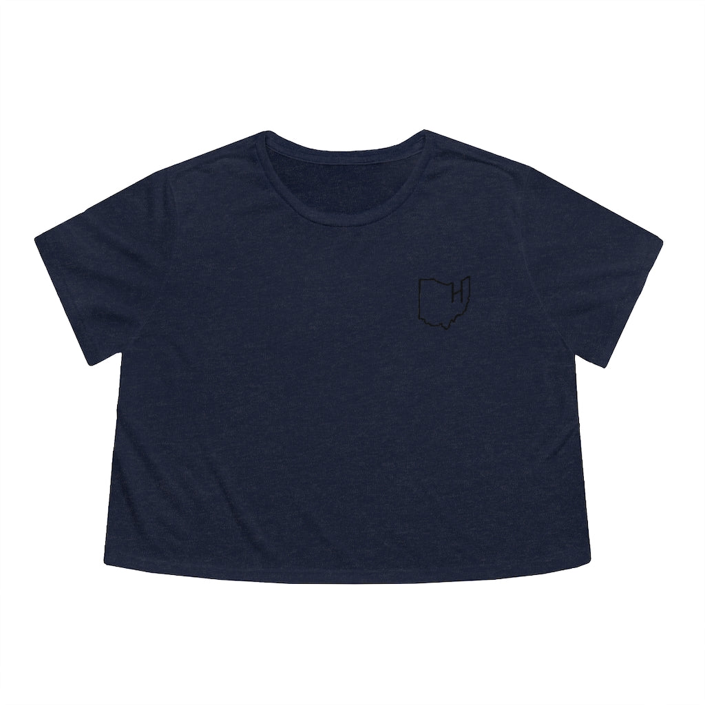 HIIT Ohio Women's Flowy Cropped Tee