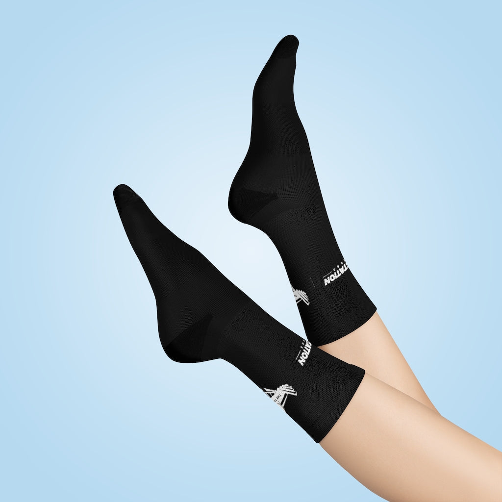 TSF Crew Socks - Black