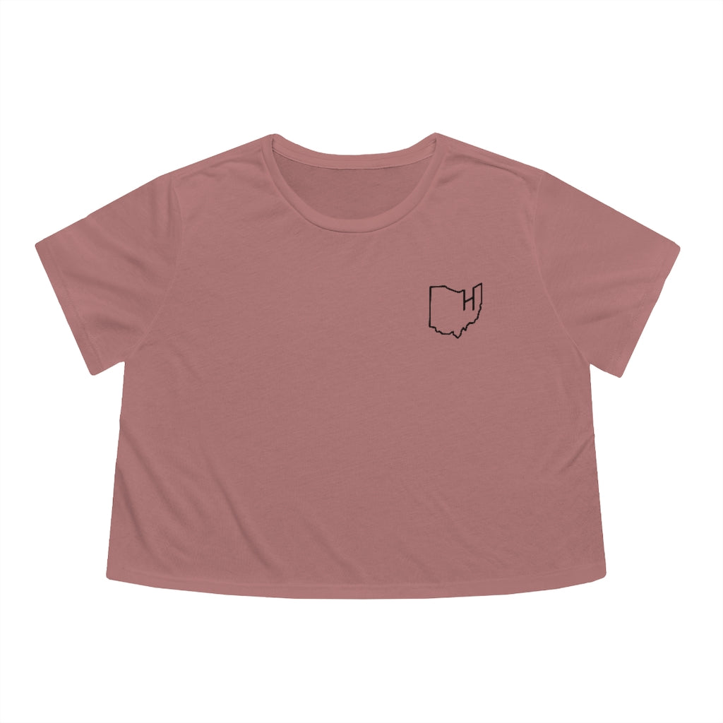 HIIT Ohio Women's Flowy Cropped Tee