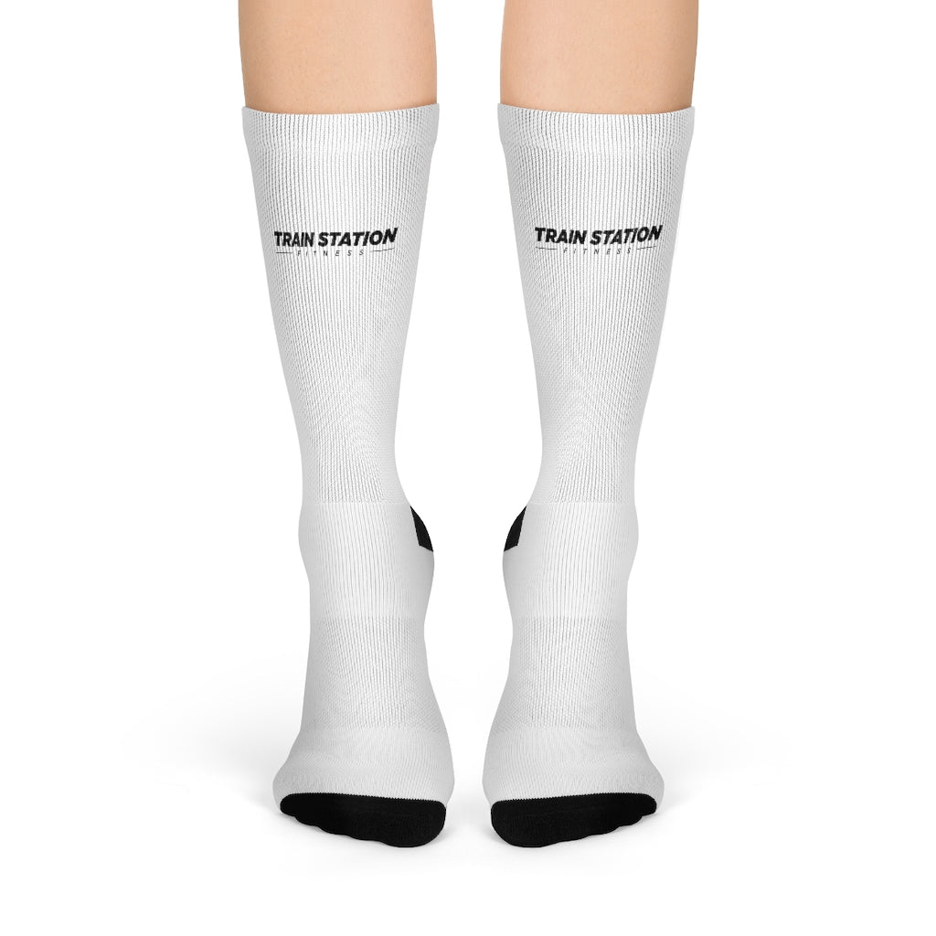 TSF Crew Socks - White