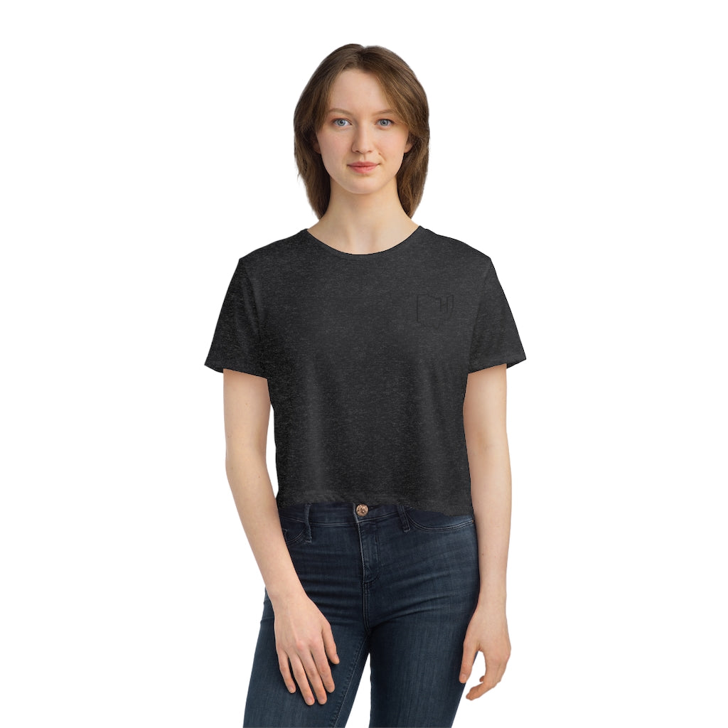 HIIT Ohio Women's Flowy Cropped Tee