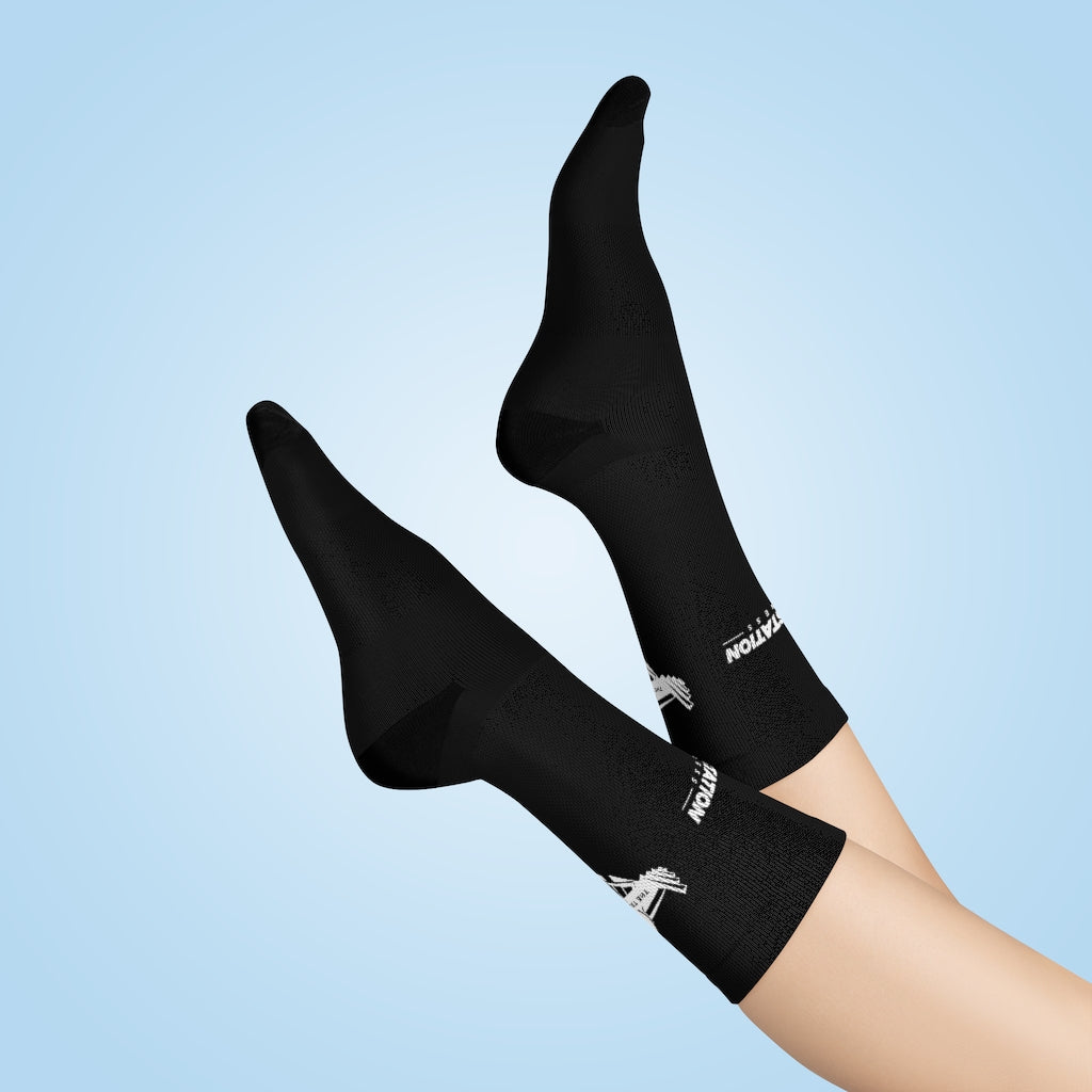 TSF Crew Socks - Black