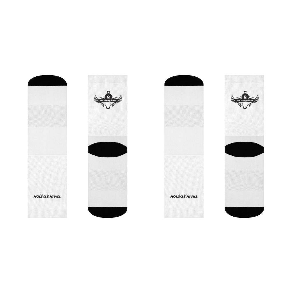 TSF Crew Socks - White