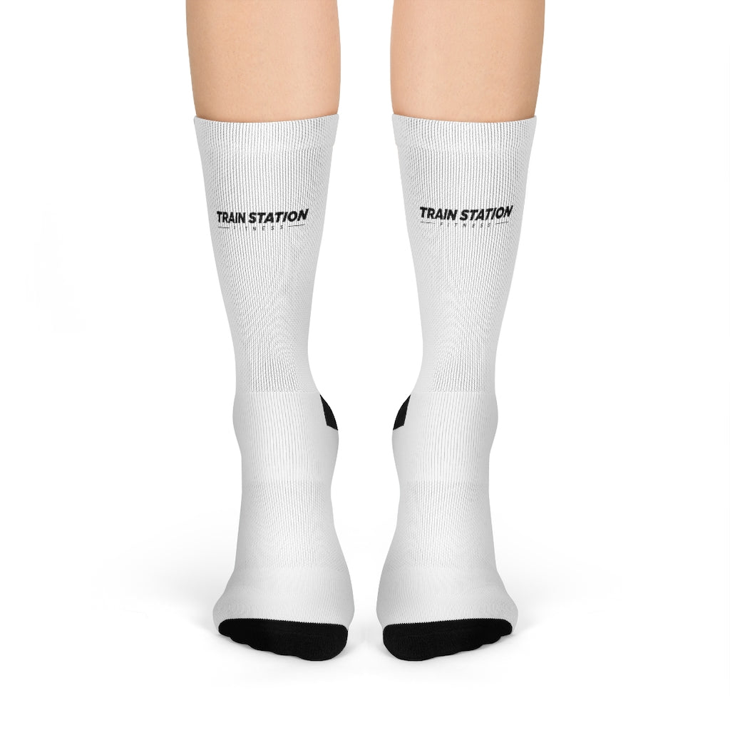 TSF Crew Socks - White