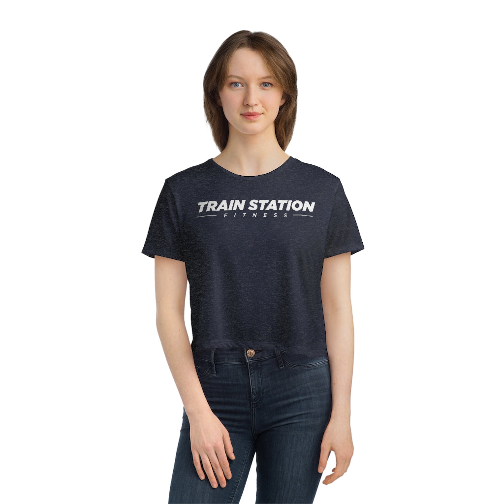 TSF Women's Flowy Cropped Tee