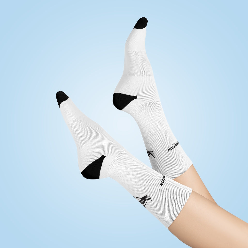 TSF Crew Socks - White