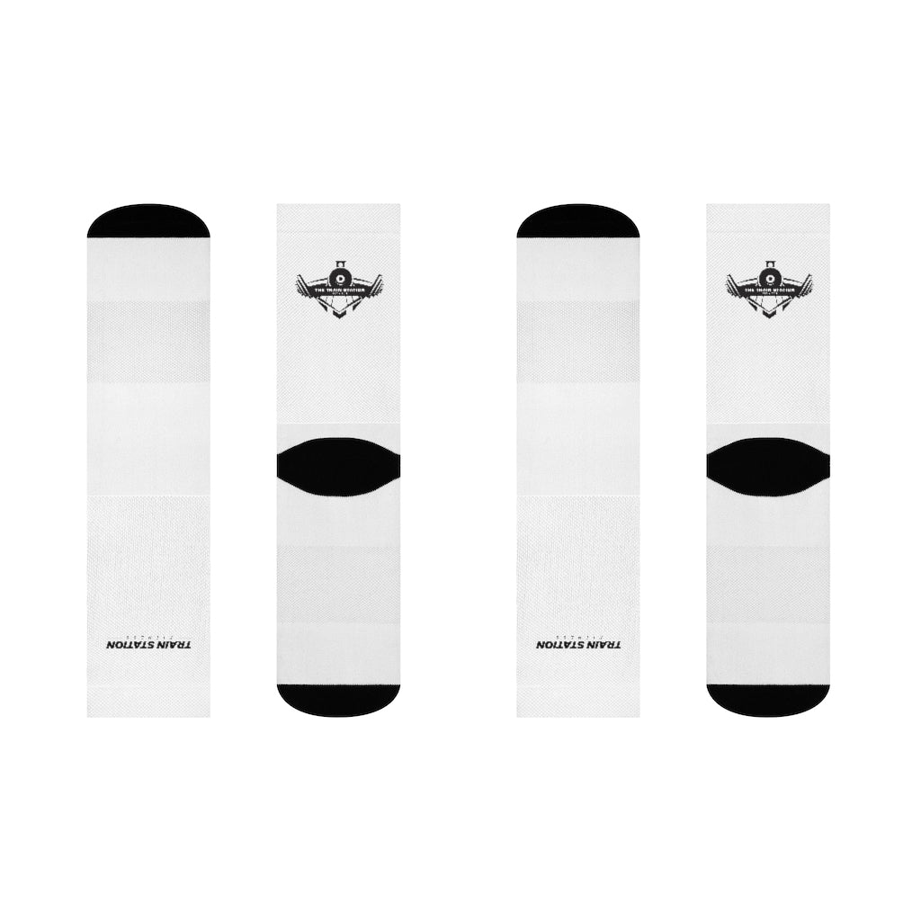 TSF Crew Socks - White