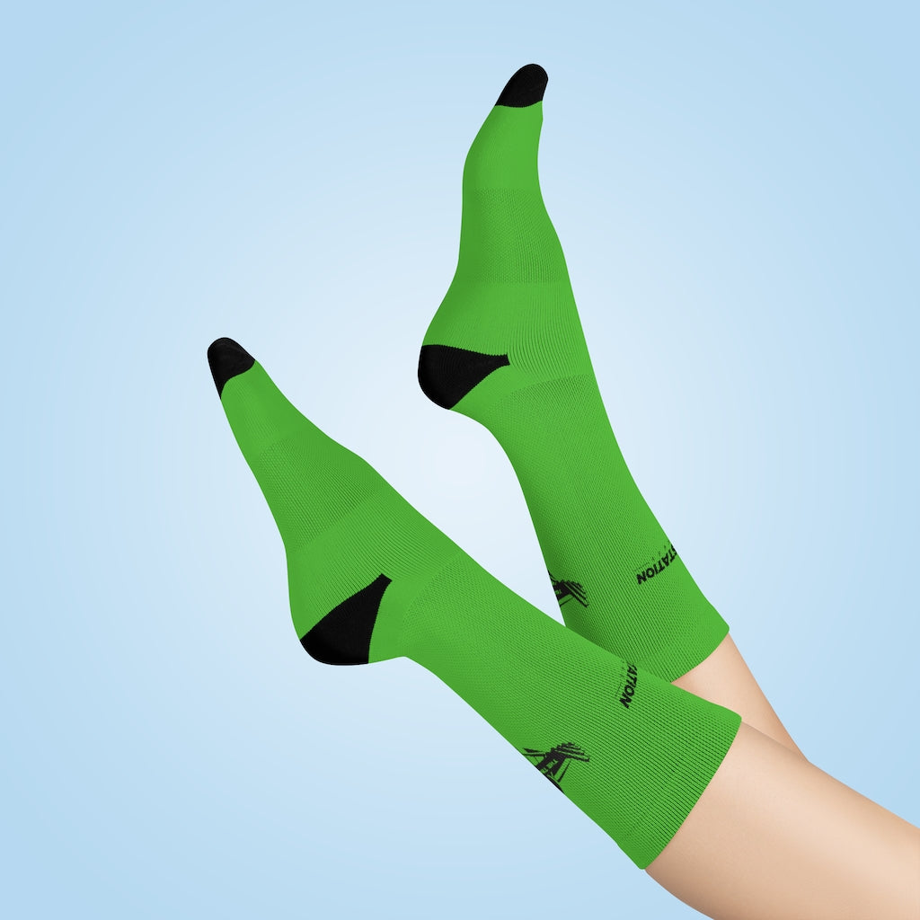 TSF Crew Socks - Green