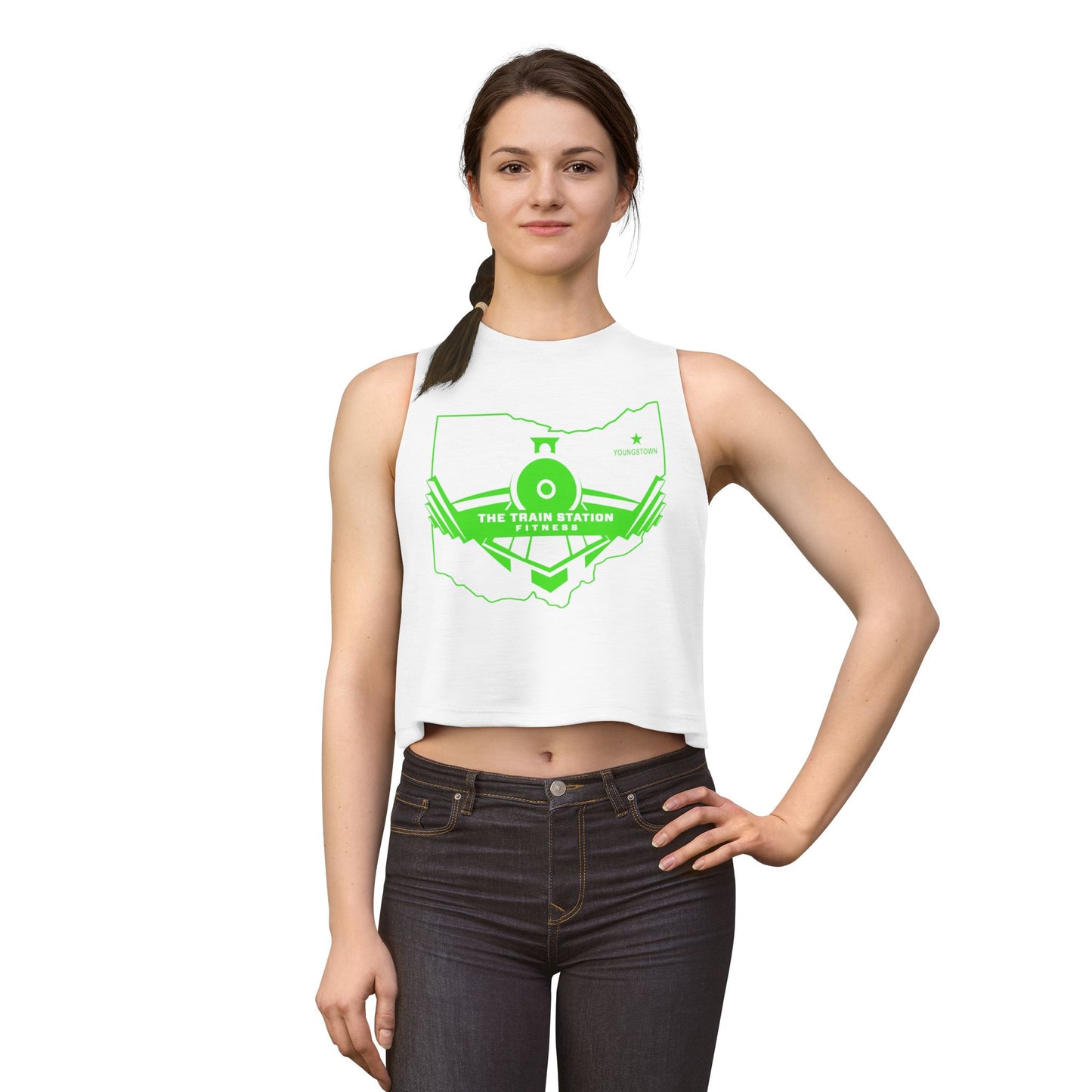 TS Lime Women's Crop Tank
