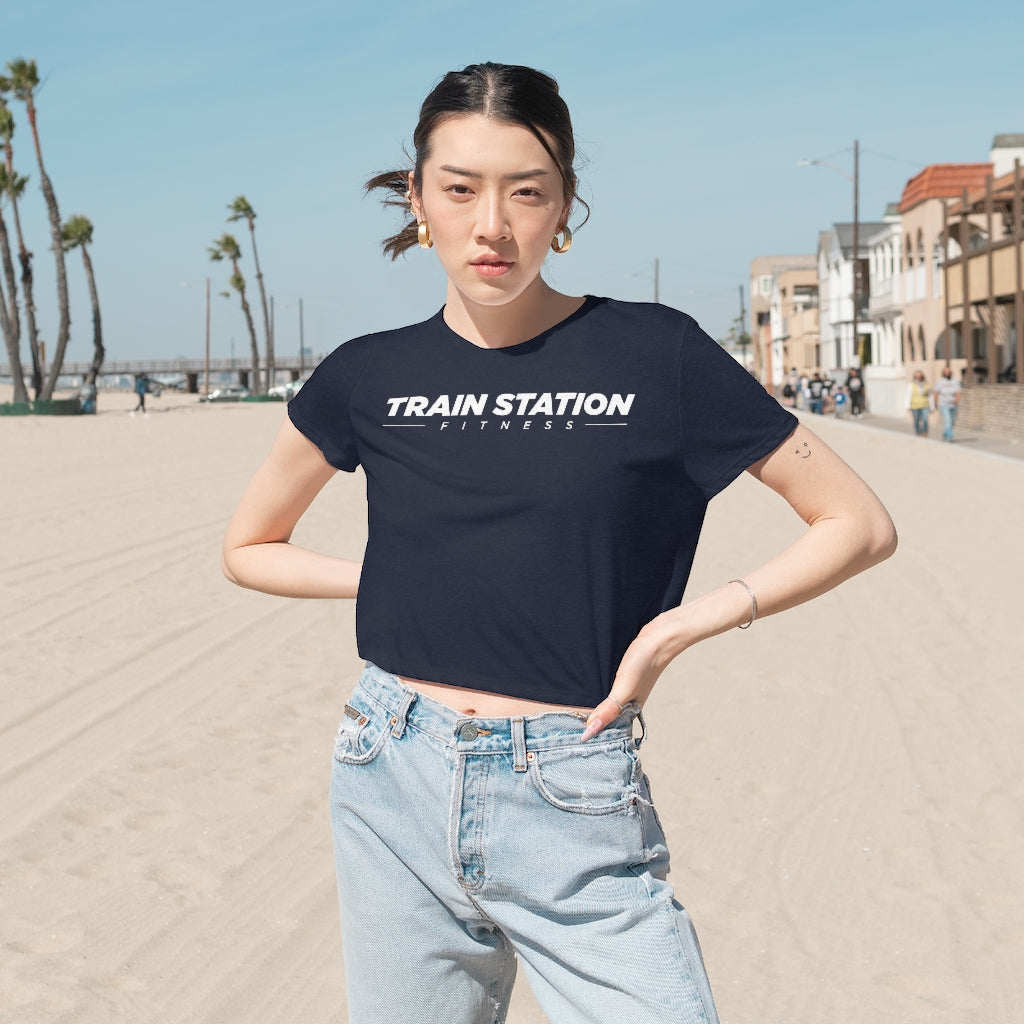 TSF Women's Flowy Cropped Tee