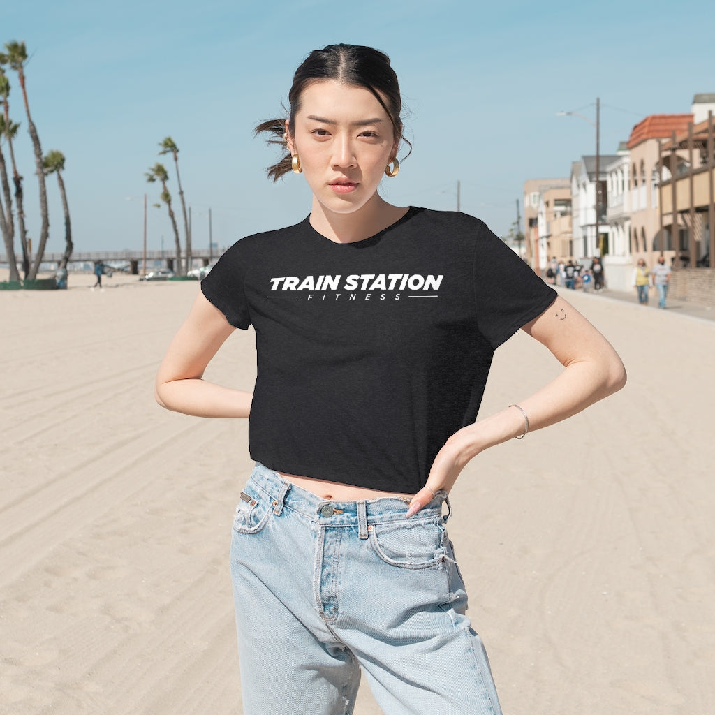 TSF Women's Flowy Cropped Tee