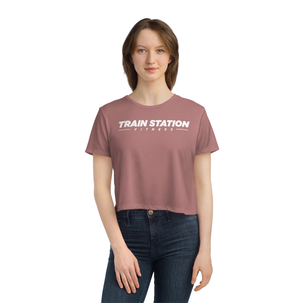TSF Women's Flowy Cropped Tee